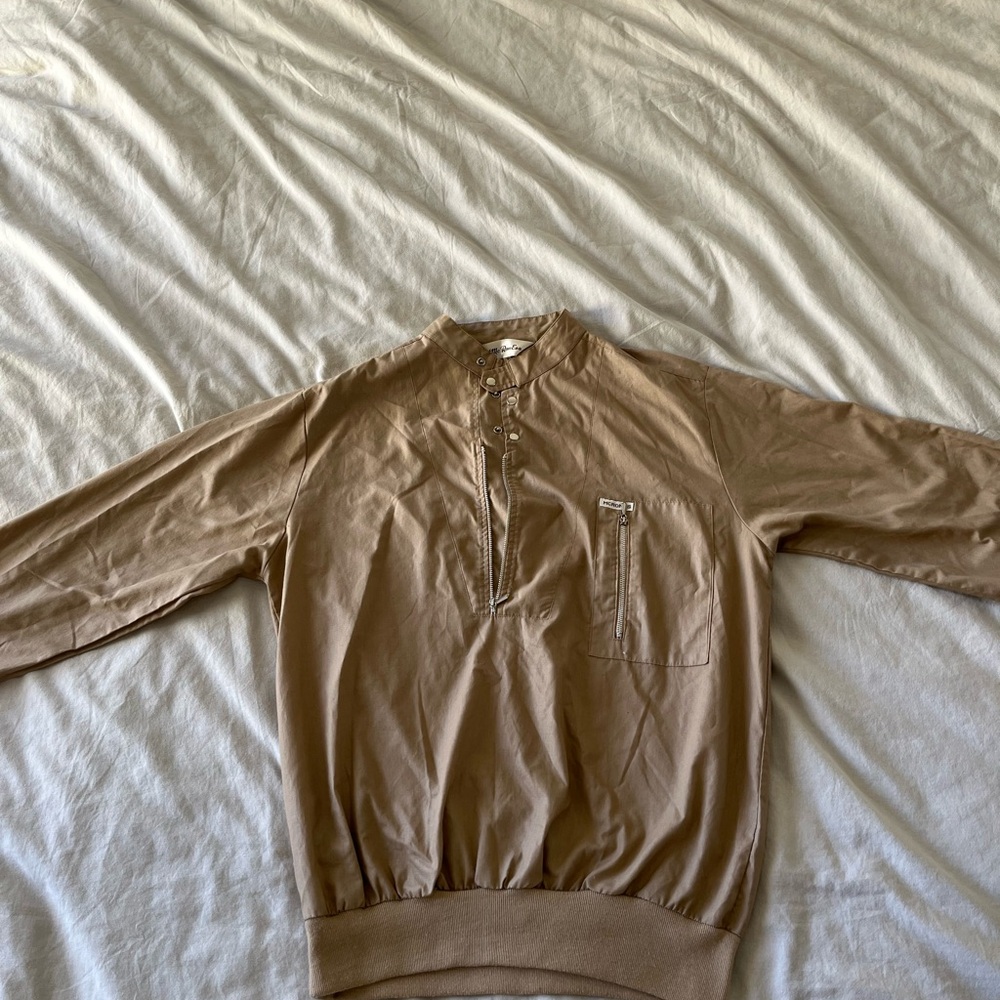 Vintage members only-like light jacket
